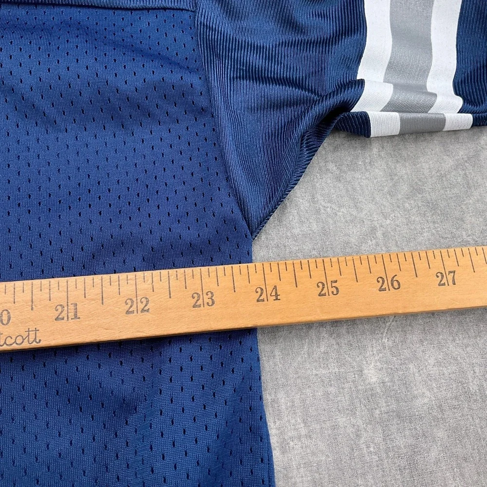 Champion NFL Jersey Mens 48 Blue White COWBOYS 8 TROY AIKMAN Nylon Mesh Football